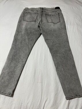 Express Men's Grey Skinny Jeans - Washed Charcoal
